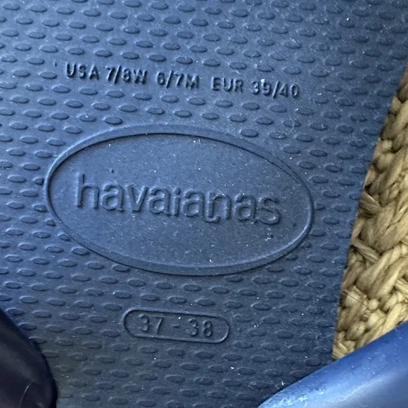 Havaianas Dark Blue Flip Flops - Picture 4 of 7